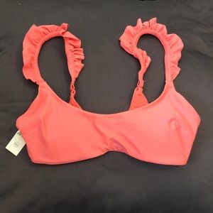 Aerie Ruffle Swim Top..Brand new with tags!